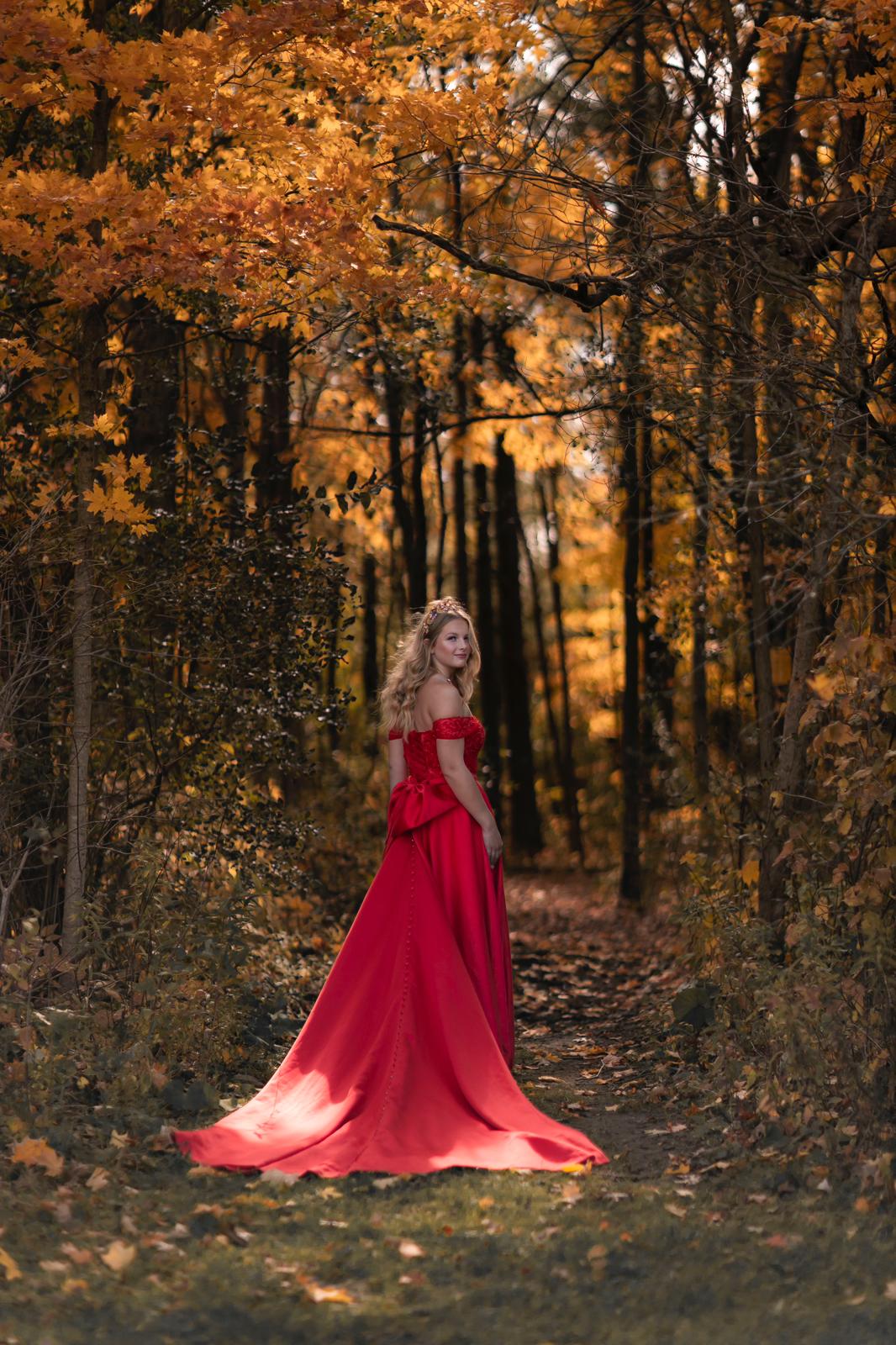 exquisite engagement shoot dress rental