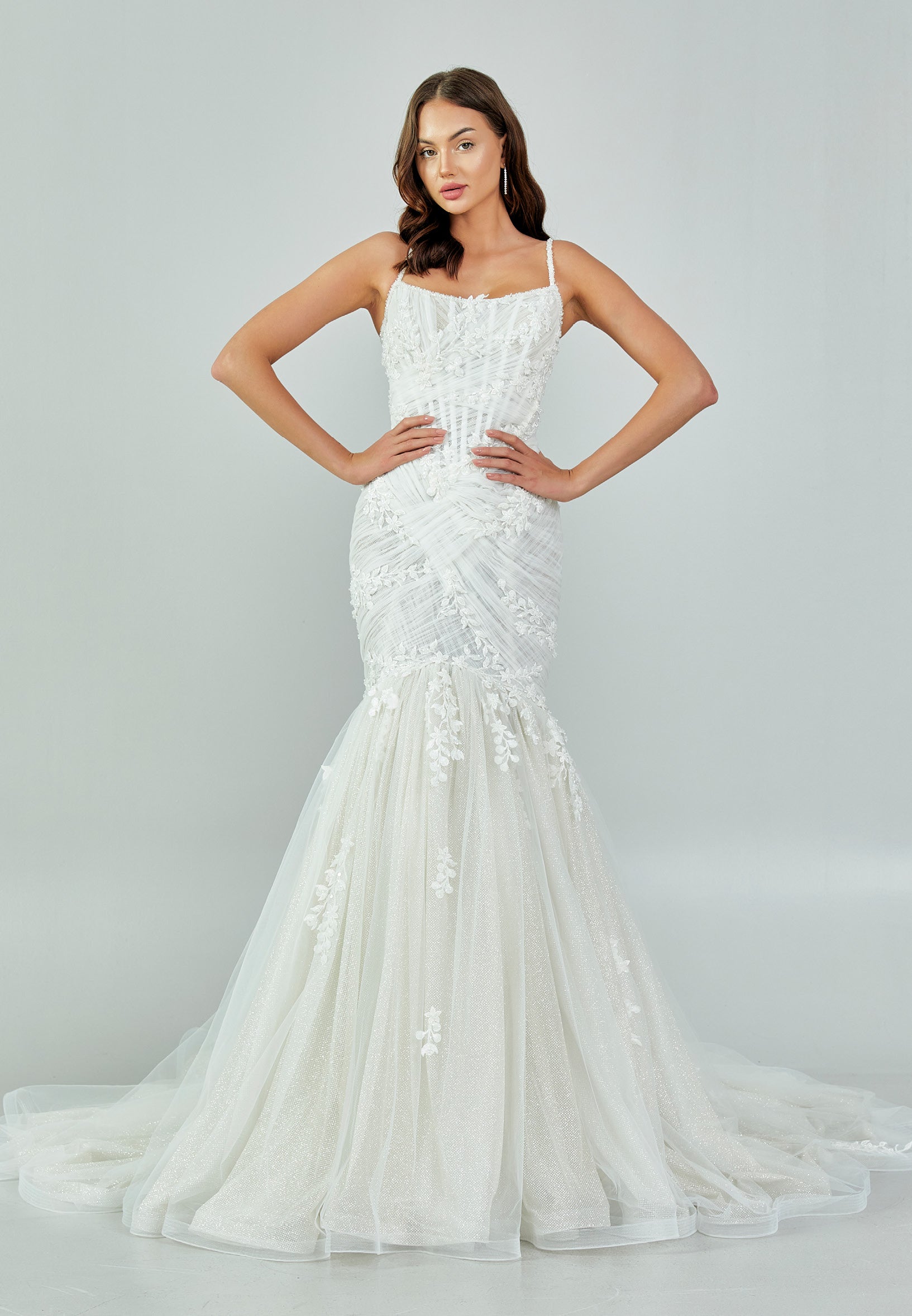 Beautiful Adela Sweetheart Gown by Bariano - Dress Rental