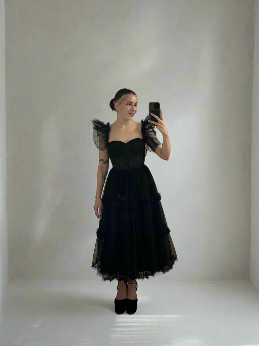 Onyx Midi Dress