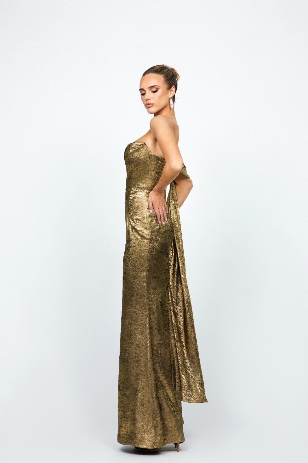 Bariano - Valeria Strapless Gown