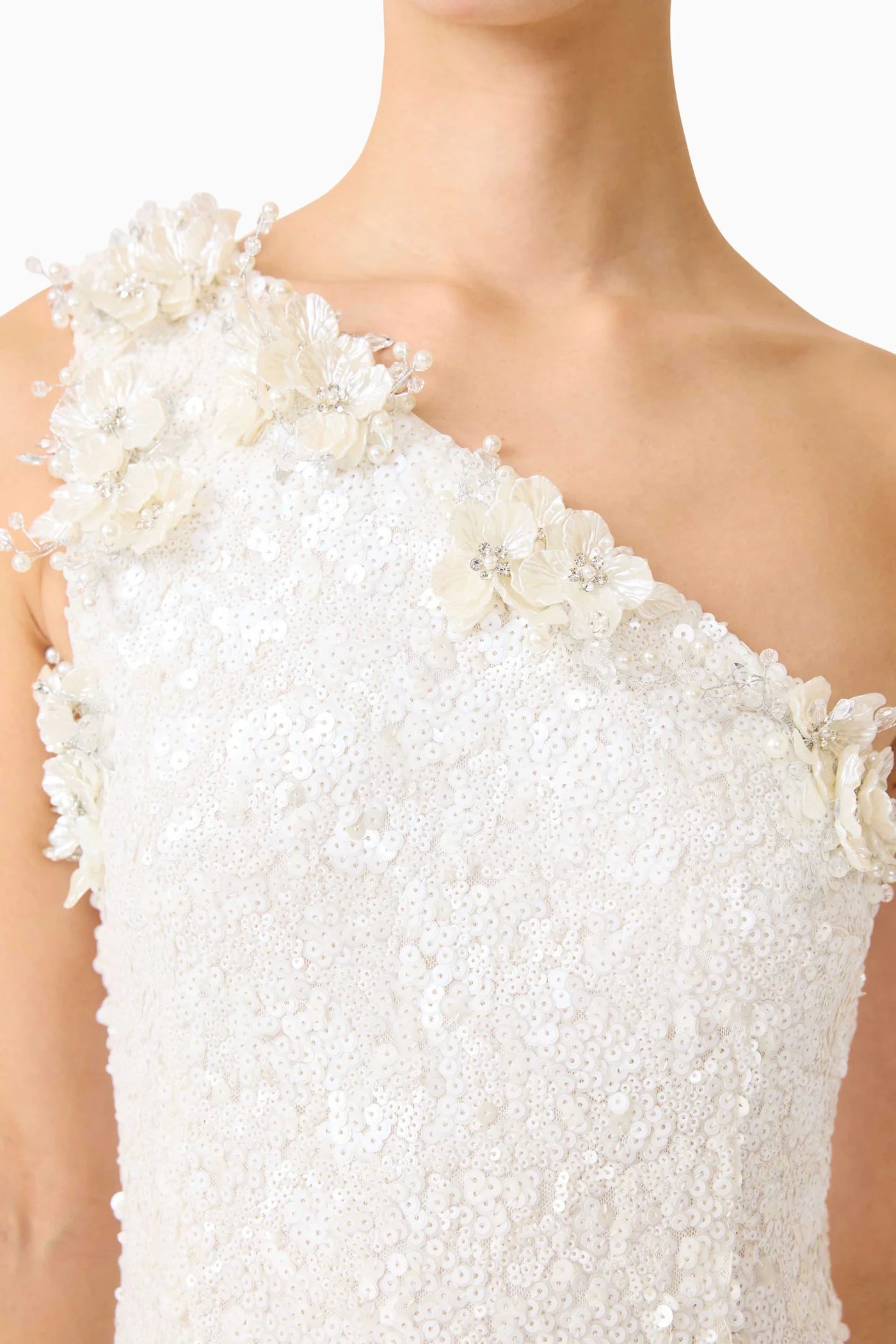 Elliatt - Alessia Embellished One Shoulder Gown