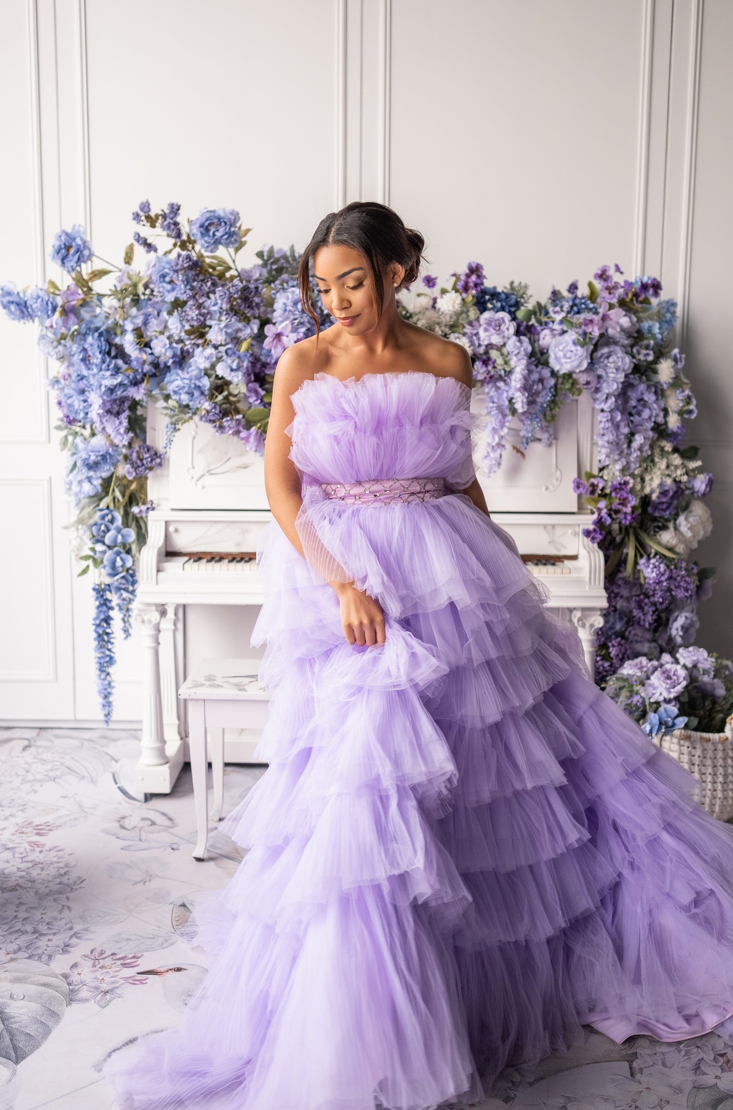 Rent exquisite engagement shoot dresses