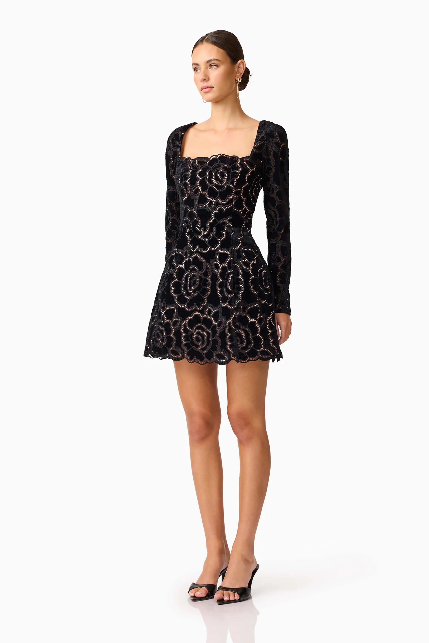 Elliatt - Eris Long Sleeve Mini Dress