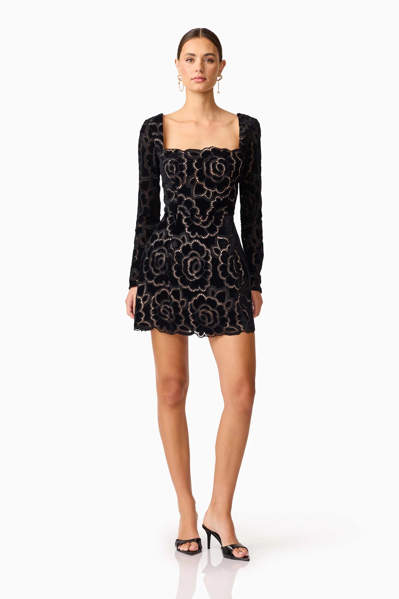 Elliatt - Eris Long Sleeve Mini Dress