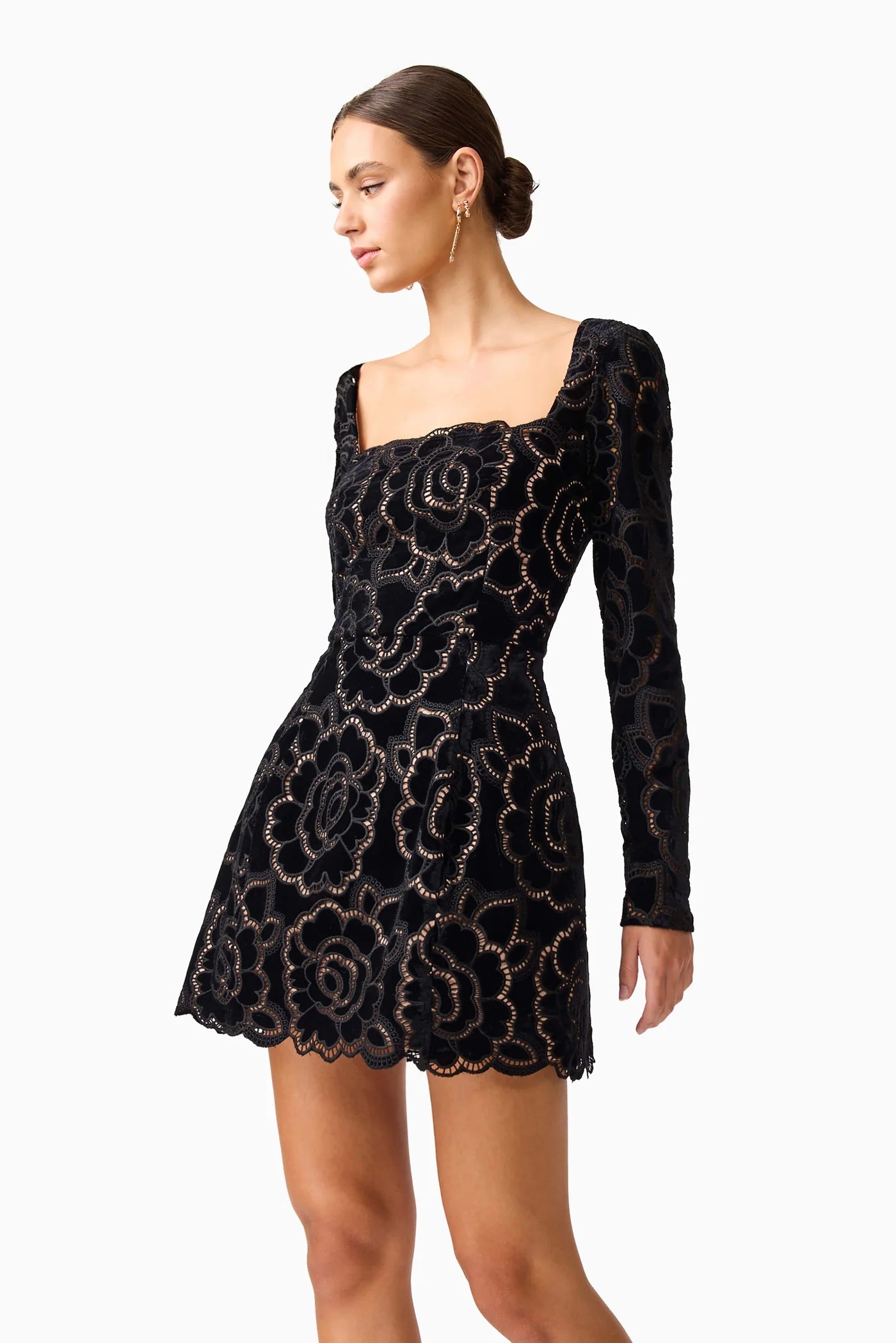 Elliatt - Eris Long Sleeve Mini Dress Rent the Couture Elliatt - Eris Long Sleeve Mini Dress Rent the Couture