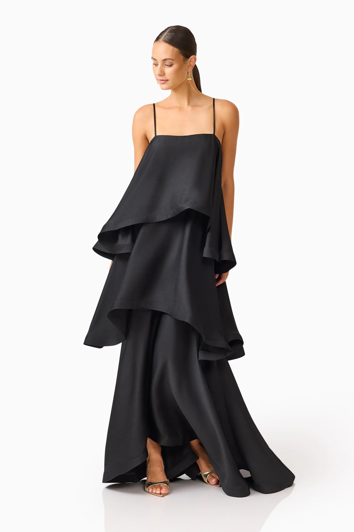 Elliatt - Tilly Tiered Maxi Dress [Black]