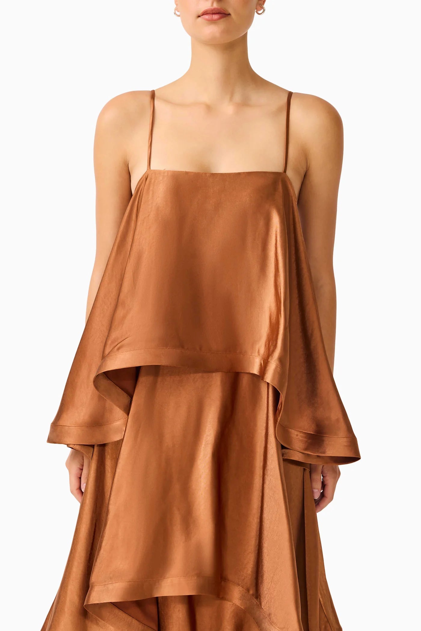 Elliatt - Tilly Tiered Maxi Dress [Toffee Brown]