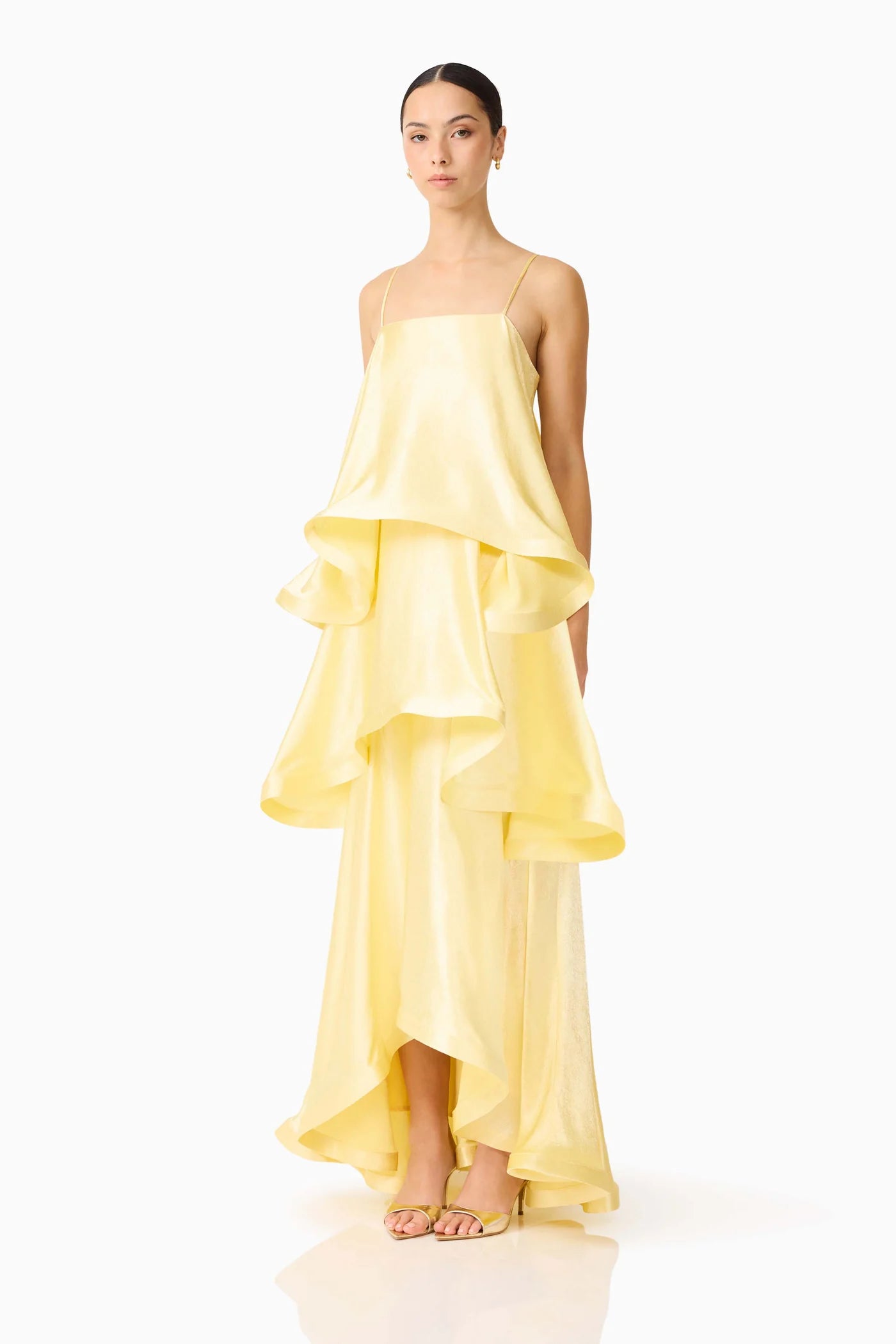 Elliatt - Tilly Tiered Maxi Dress [Butter Yellow]