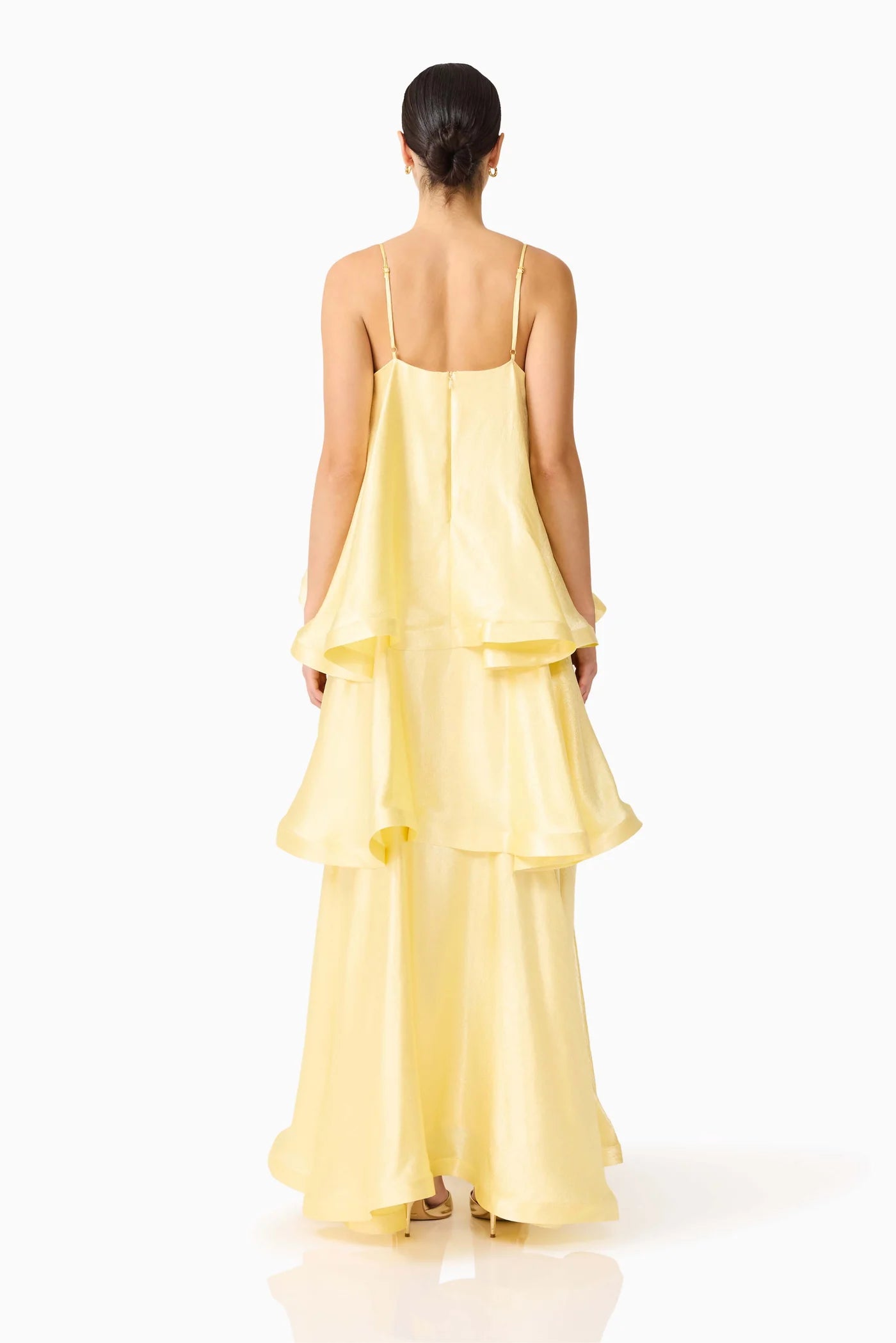 Elliatt - Tilly Tiered Maxi Dress [Butter Yellow]